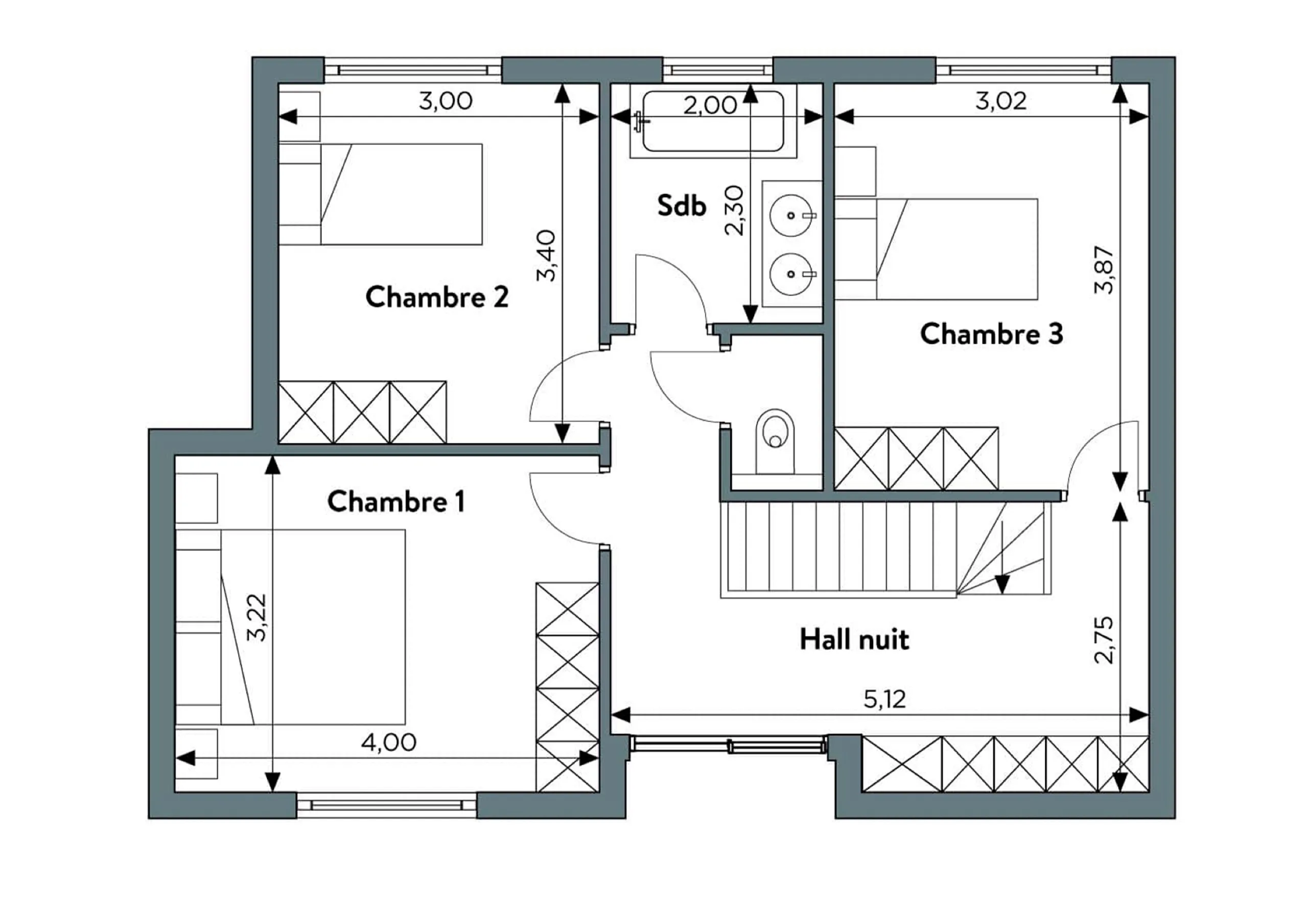 Plan étage TC06